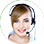 icono de chica llamando